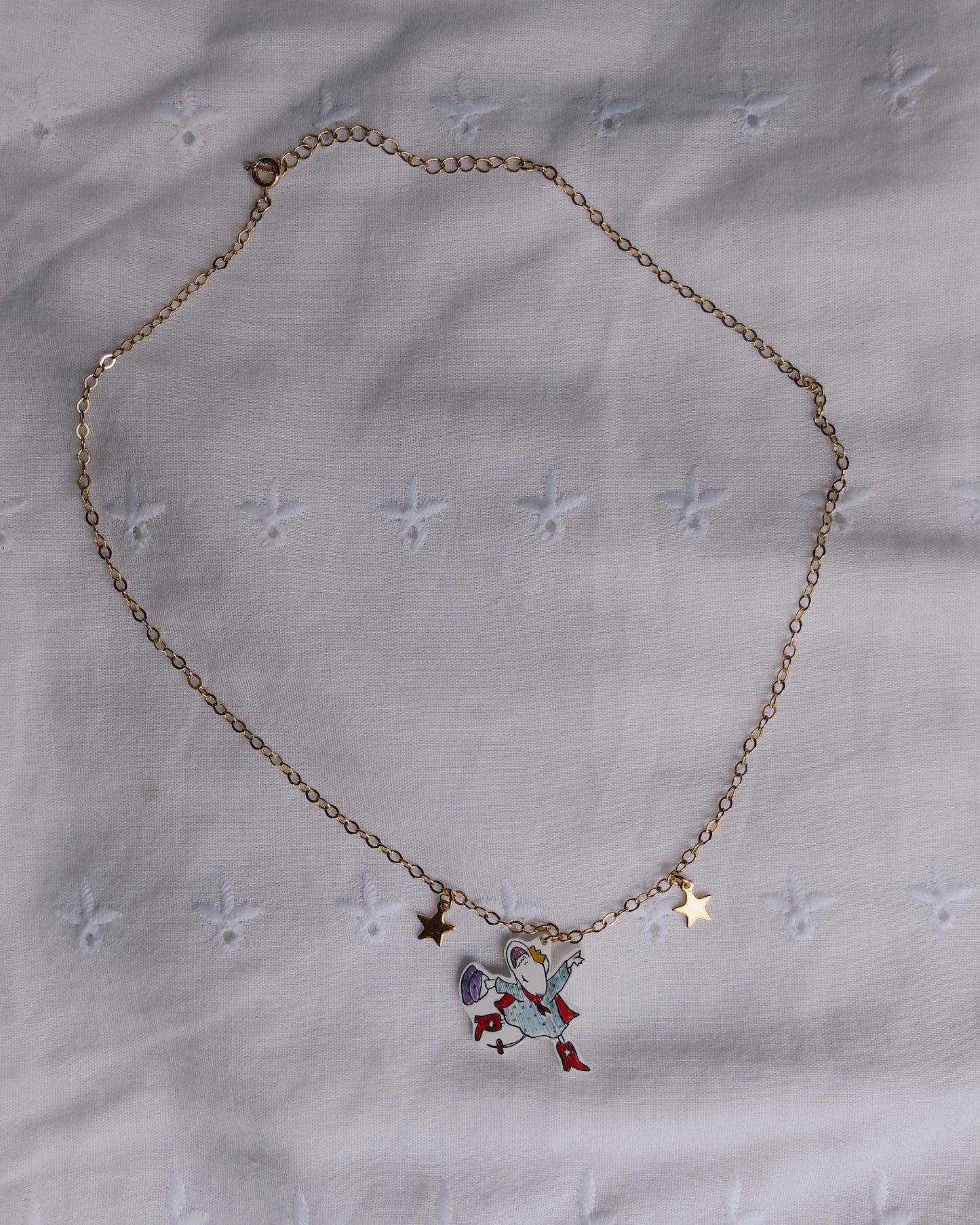 Lilly's Purple Plastic Purse Charm Necklace