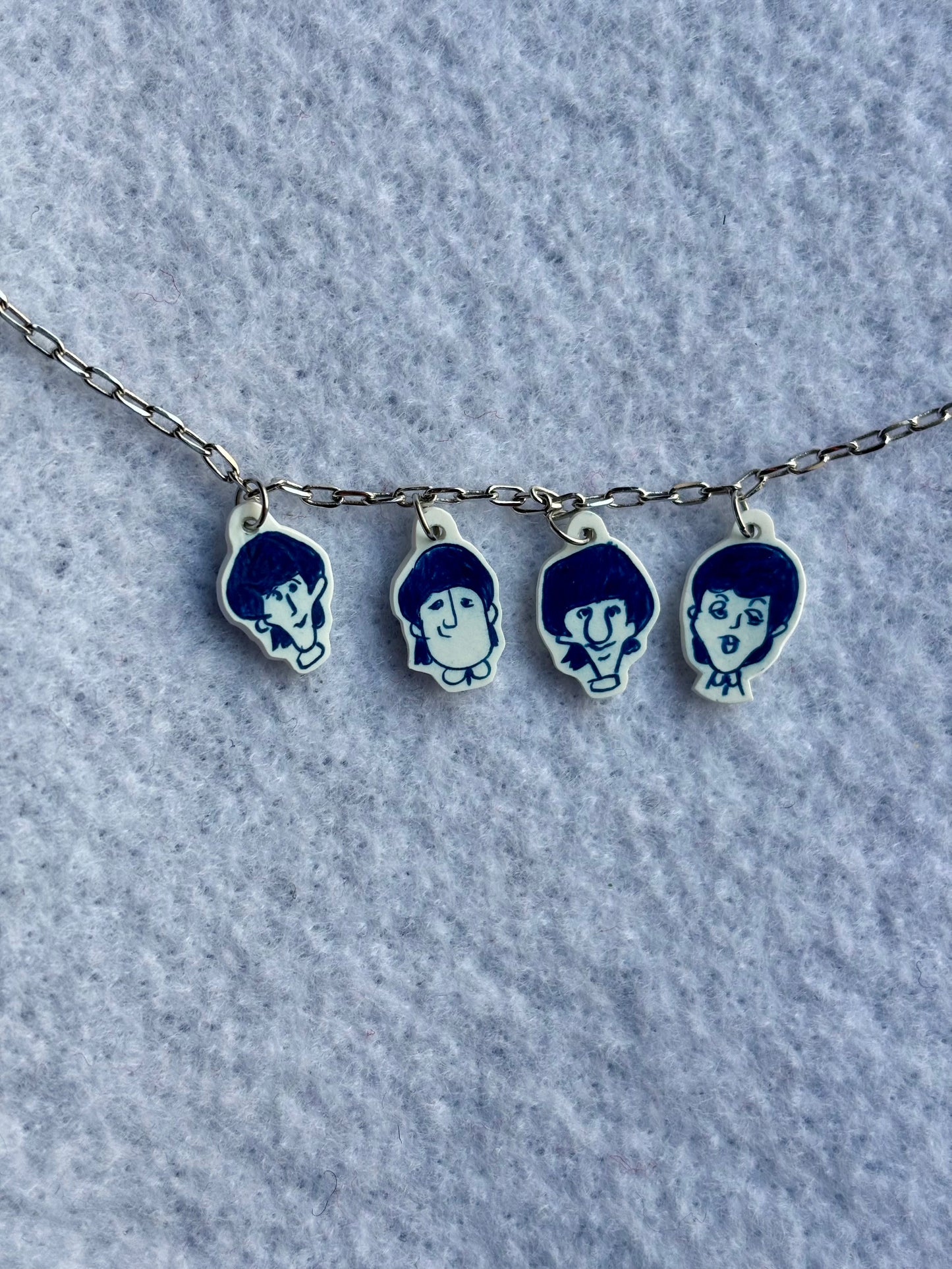 The Beatles Charm Necklace