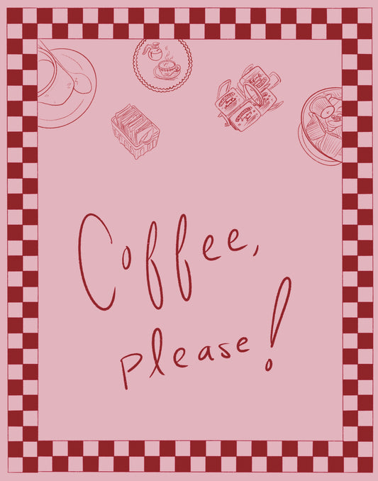 Diner Coffee Art Print