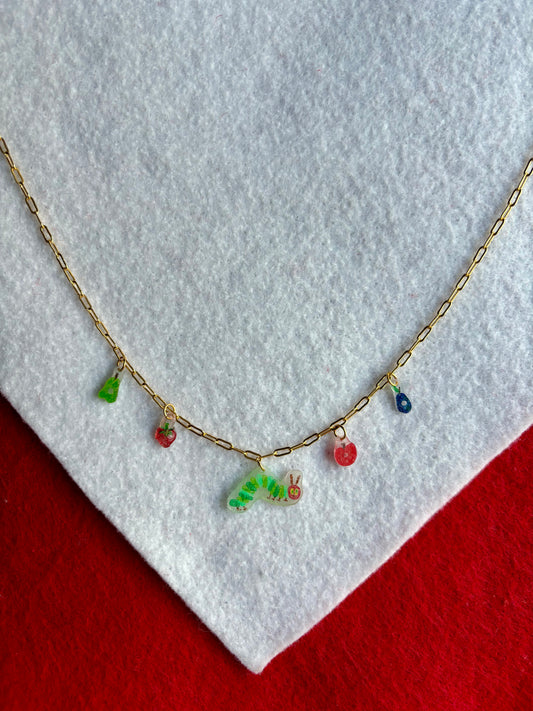 The Very Hungry Caterpillar Charm Necklace